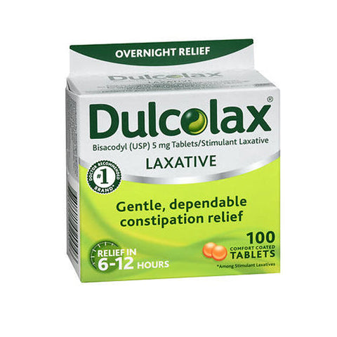 Dulcolax, Overnight Laxative, 100 Coated Tablets Dulcolax