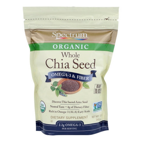 Spectrum Essentials, Chia Seed Omega-3 and Fiber, 12 OZ Spectrum Essentials