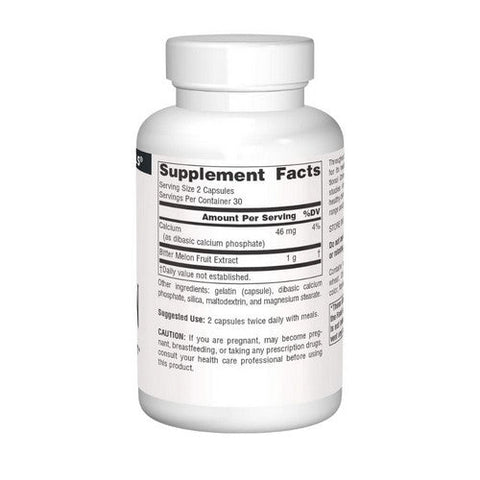 Source Naturals, Bitter Melon, 500 mg, 60 Caps Source Naturals