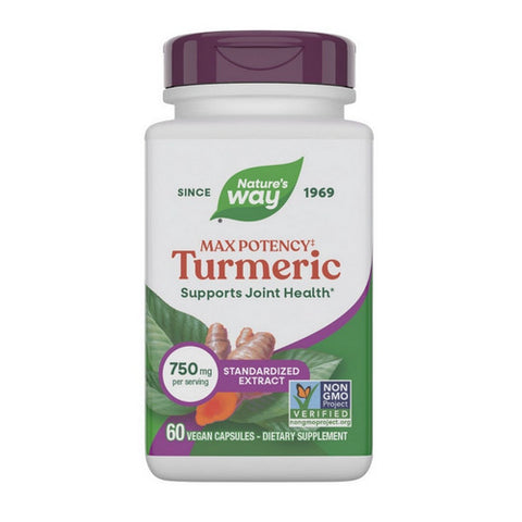 Turmeric Max Potency 60 Caps by Nature's Way