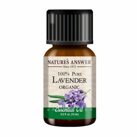 Nature's Answer, Essential Oil, Organic Lavender 0.5 Oz Nature's Answer