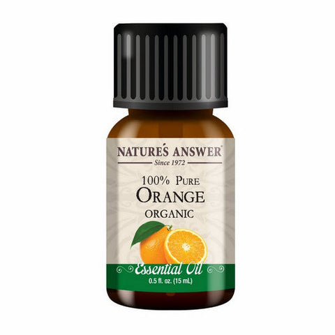 Nature's Answer, Essential Oil, Organic Orange 0.5 Oz Nature's Answer