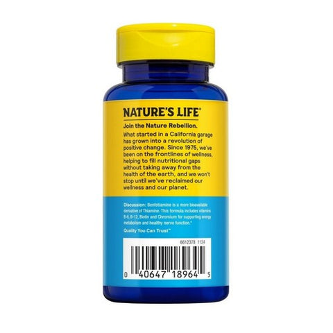 Nature's Life, Benfotiamine, 150 Mg, 60 Veg Caps Nature's Life