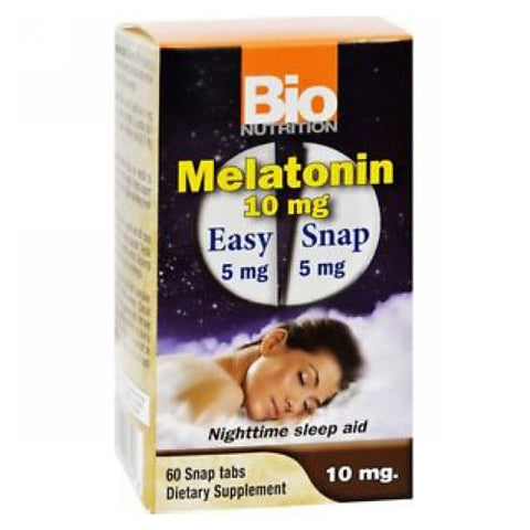 Bio Nutrition Inc, Melatonin, 10 mg, 60 Tabs Bio Nutrition Inc