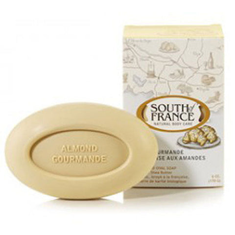 South Of France Soaps, French Milled Oval Soap, Almond Gourmande 6 oz South Of France Soaps