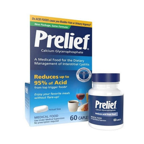 Prelief, Calcium Glycerophosphate Reduces Up To 95% Of Acid Caplets, 60 Caps Prelief