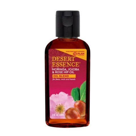 Desert Essence, Moringa - Jojoba & Rose Hip Oil, 2 Oz Desert Essence