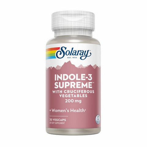 Solaray, Indole-3 Supreme, 200 Mg, 30 Veg Caps Solaray