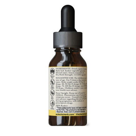 Eclectic Herb, Kid's Lemon Balm, 1 Oz Eclectic Herb