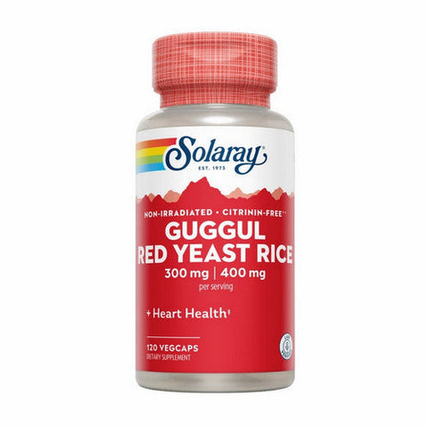 Solaray, Guggul Red Yeast Rice, 120 Veg Caps Solaray