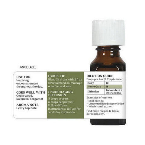 Aura Cacia, Essential Oil Cypress, (cypressus sempervirens) 0.5 Fl Oz Aura Cacia