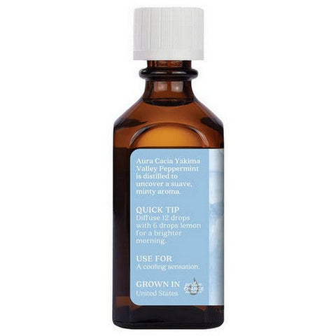 Aura Cacia, 100% Pure Essential Oil Peppermint, 2 Oz Aura Cacia