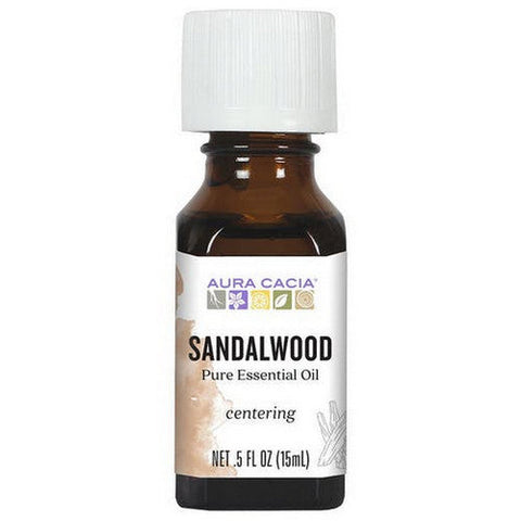Aura Cacia, Essential Oil Sandalwood, 0.5 Fl Oz Aura Cacia