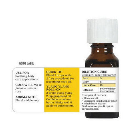 Aura Cacia, Pure Essential Oil Ylang Ylang Iii, 0.5 Oz Aura Cacia