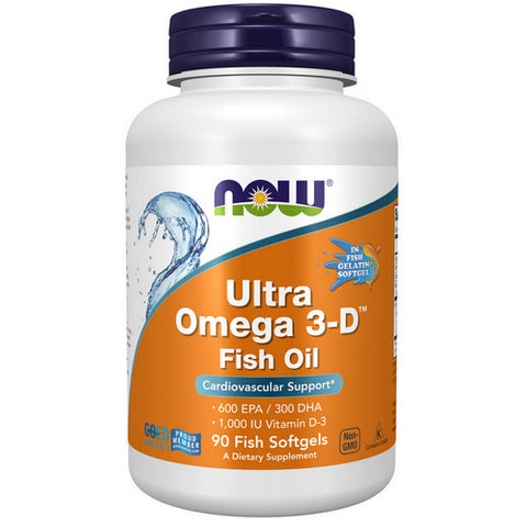 Now Foods, Ultra Omega 3-D, 90 Softgels Now Foods