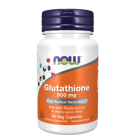 Now Foods, Glutathione, 500 mg, 30 Veg Caps Now Foods