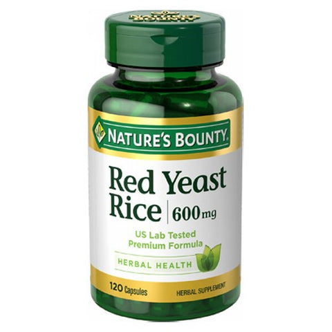Nature's Bounty, Red Yeast Rice, 600 mg, 24 X 120 Caps Nature's Bounty