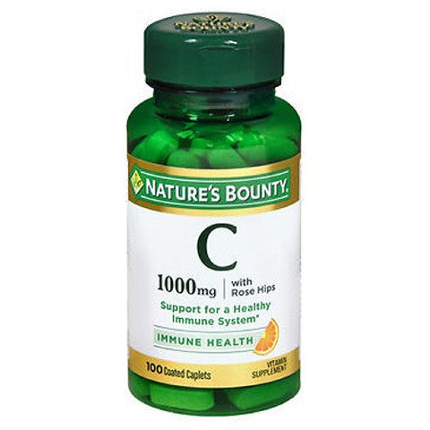 Nature's Bounty, Vitamin C Plus Rose Hips, 1000 mg, 24 X 100 Caplets Nature's Bounty
