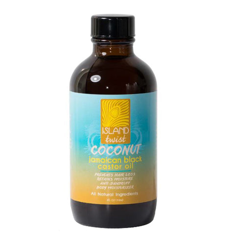 Jamaican Black Castor Oil Coconut 4Oz by Island Twist