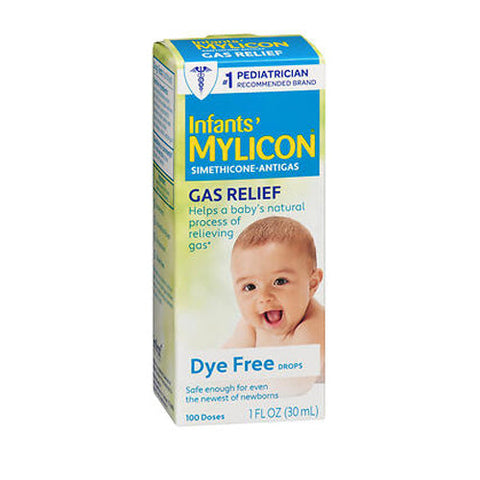 Mylicon, Infants' Gas Relief Drops Dye Free, 1 Oz Mylicon