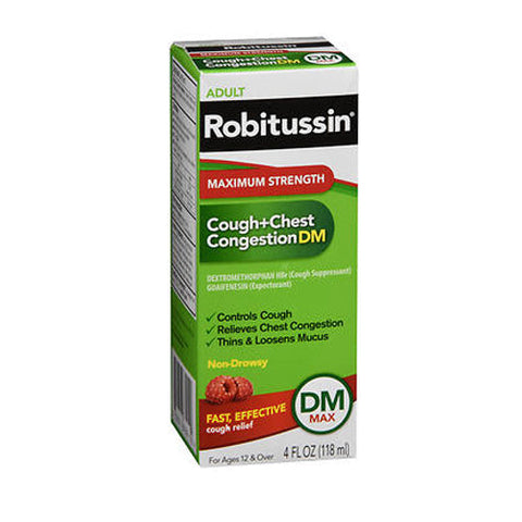 Robitussin, Adult Cough+Chest Congestion Dm Liquid, 4 Oz Robitussin