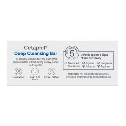 Cetaphil, Deep Cleansing Bar, 4.5 Oz Cetaphil
