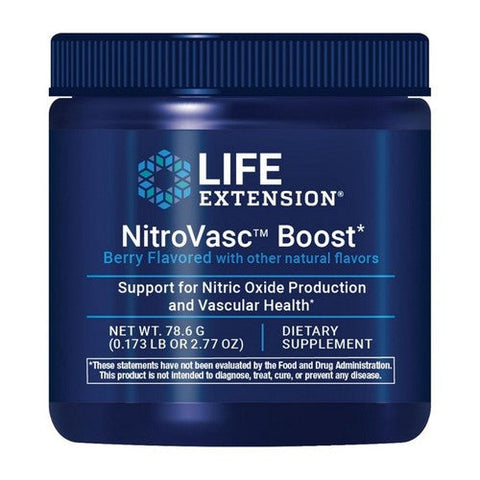 Life Extension, NitroVasc Boost Berry Flavor, 78.60 Grams Life Extension