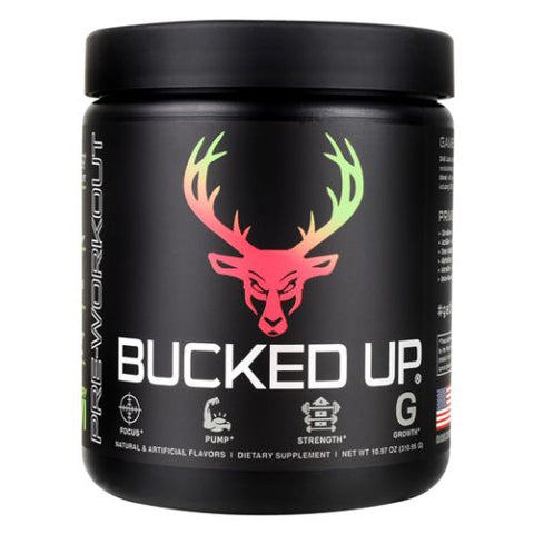 Bucked Up, Pre-Workout Bucked Up, Strawberry Kiwi 10.97 Oz Bucked Up