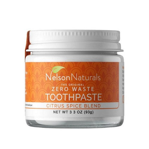Nelson Naturals, Citrus Spice Blend Fluoride Free Toothpaste, Citrus Spice 3.3 Oz Nelson Naturals
