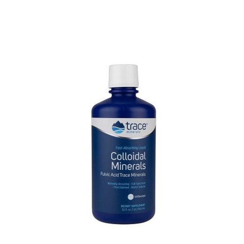 Trace Minerals, Colloidal Minerals  Unflavored, 0, 32 Oz Trace Minerals