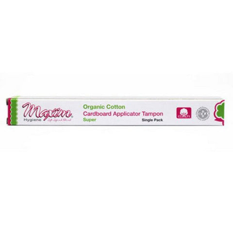 Maxim Hygiene Products, Organic Cardboard Applicator Tampon, Super 1 Count Maxim Hygiene Products