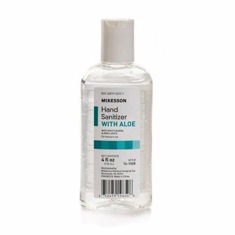 McKesson, Hand Sanitizer with Aloe McKesson 4 oz. Ethyl Alcohol Gel Bottle, 4 Oz McKesson