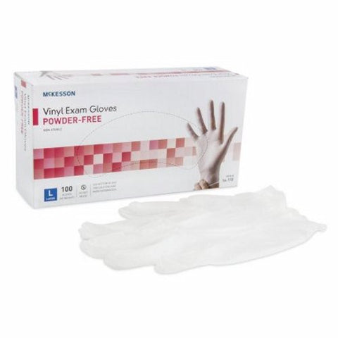 McKesson, Exam Glove Vinyl Standard Cuff Large, Box Of 150 McKesson