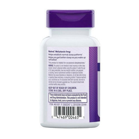Natrol, Melatonin, 1 MG, 90 Count Natrol