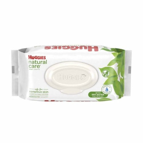 Huggies, Baby Wipe Natural Care Soft Pack Unscented, Pack Of 56 Huggies