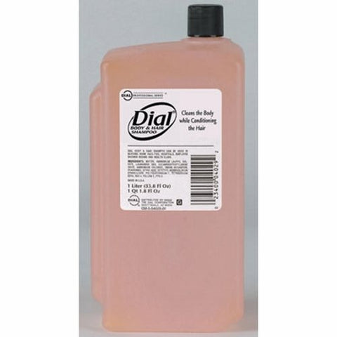 Dial, Shampoo and Body Wash 1,000 mL Refill Peach Scent, 1000 Ml Dial