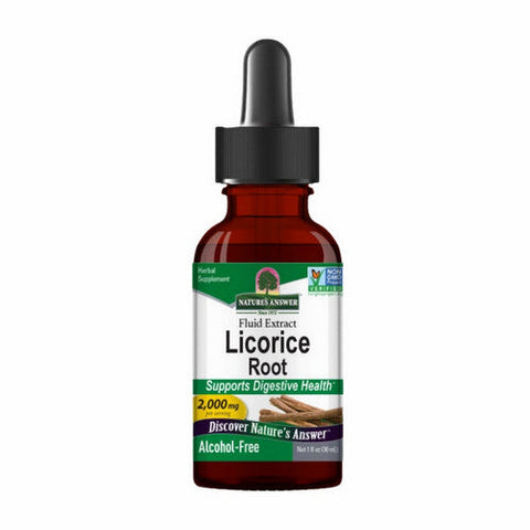 Nature's Answer, Licorice Root, ALCOHOL FREE, 1 OZ Nature's Answer