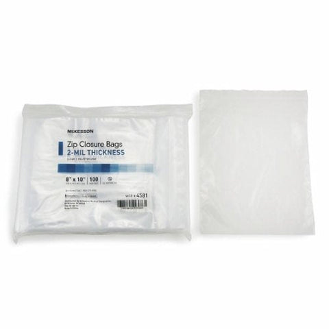 McKesson, Zip Closure Bag McKesson 8 X 10 Inch Polyethylene Clear, Case Of 3 McKesson