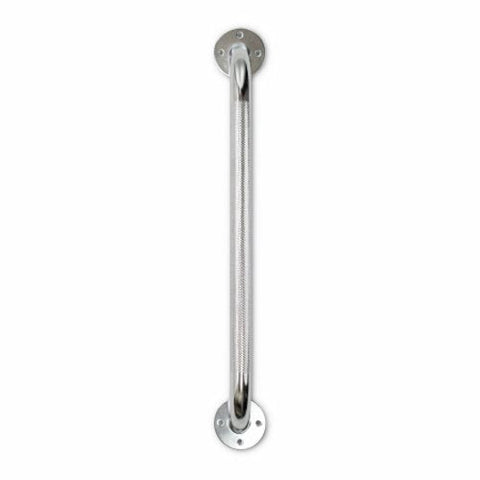 McKesson, Wall Grab Bar Chrome Finish Knurled Steel 18 Inch Length, Count of 3 McKesson