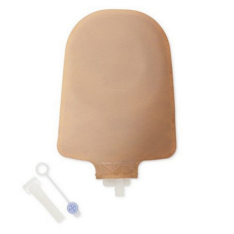 Hollister, Transparent Urostomy Pouch One-Piece System 9 Inch Length 1 Inch Stoma Drainable, Box Of 10 Hollister