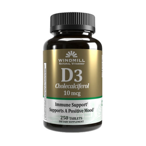 Vitamin D 400IU 250 Tabs by Windmill Health