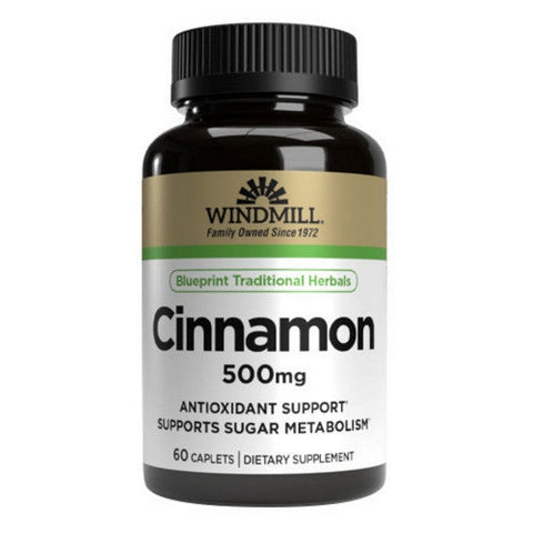Windmill Health, Cinnamon, 500 mg, 60 Count Windmill Health