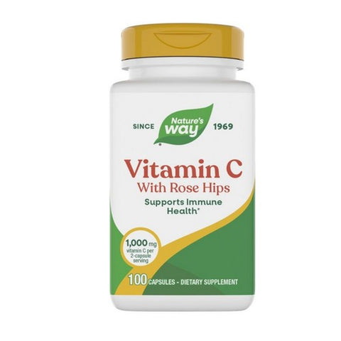 Vitamin C with Rose Hips 100 Caps by Nature's Way