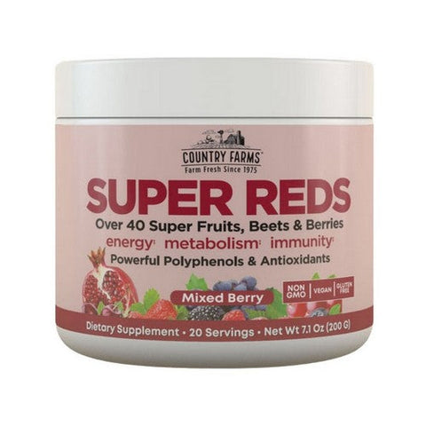 Country Farms, Super Reds Mixed Berry, 200 Grams Country Farms