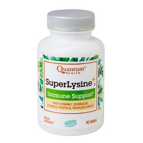 Quantum Health, SuperLysine Plus Immune System, 90 Tabs Quantum Health