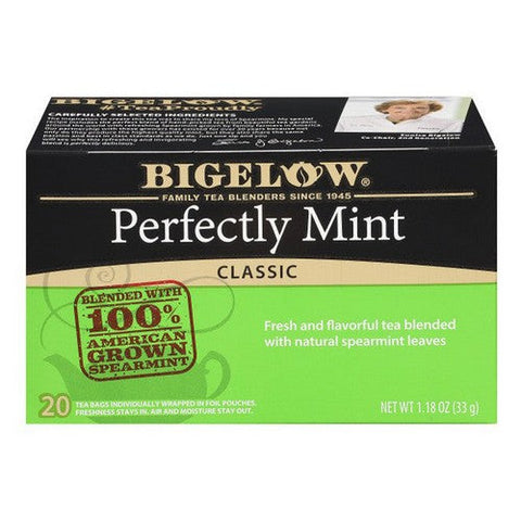 Bigelow, Plantation Mint Classic Tea, 1.18 Oz(Case Of 6) Bigelow