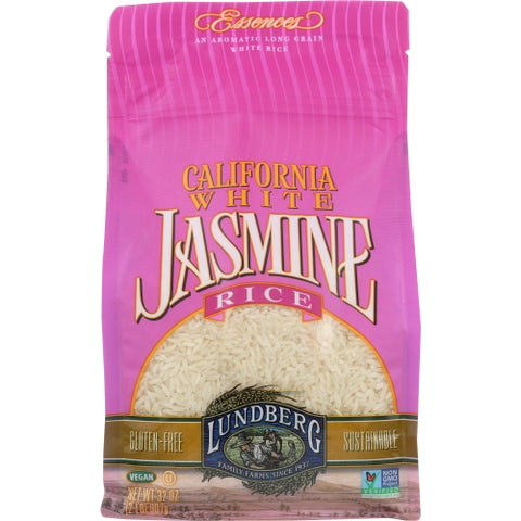 Lundberg, California White Jasmine Rice, 32 Oz(Case Of 6) Lundberg