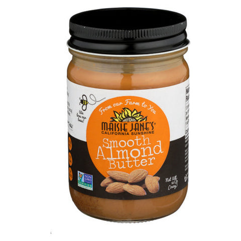 Maisie Janes, Almond Butter Dry Roasted Smooth, 12 Oz(Case Of 6) Maisie Janes