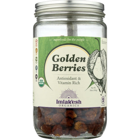 Imlakesh Organics, Berry Golden Org Raw, 16 Oz(Case Of 6) Imlakesh Organics