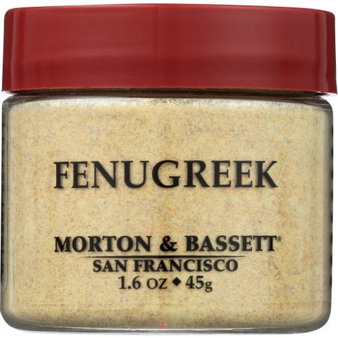 Morton & Bassett, Seasoning Fenugreek, 1.6 Oz(Case Of 3) Morton & Bassett